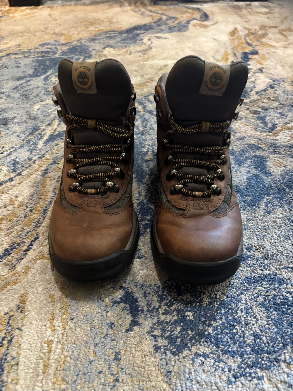 Timberland Brown Leather Hiking Boots - Men's Durable Trail Footwear